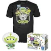 Image de Pixar - Booble Head Pop NÂ°749 - Alien Remix As Buzz + T-Shirt (L)