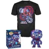 Image de T-Shirt Xl Avec Pop Captain America / Captain America Civil War / Funko Pop Marvel