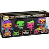 Image de Figurine Funko Pop - Les Gardiens De La Galaxie 2 [Marvel] - Star-Lord / Gamora / Groot / Rocket - Black Light (69111)