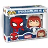Image de Figurine Funko Pop! - Marvel - Superhero Couples Spider-Man Et Mary Jane 2pk