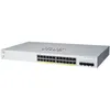Image de Cisco Business 220 Series CBS220-24FP-4G - Commutateur - intelligent - 24 x 10/100/1000 (PoE+) + 4 x Gigabit SFP (liaison montante) - Montable sur rack - PoE+ (382 W)