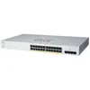 Image de Cisco Business 220 Series CBS220-24P-4G - Commutateur - intelligent - 24 x 10/100/1000 (PoE+) + 4 x Gigabit SFP (liaison montante) - Montable sur rack - PoE+ (195 W)