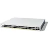 Image de Cisco Catalyst 1200-48P-4X - Commutateur - C3 - intelligent - 48 x 10/100/1000 (PoE+) + 4 x 10 Gigabit SFP+ - Montable sur rack - PoE+ (375 W)