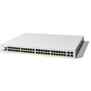 Image de Cisco Catalyst 1300-48P-4X - Commutateur - C3 - GÃ©rÃ© - 48 x 10/100/1000 (PoE+) + 4 x 10 Gigabit SFP+ - Montable sur rack - PoE+ (375 W)