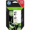 Image de HP 62 (N9J71AE) - Noir + 3 couleurs - Cartouche d'encre - Multipack
