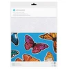 Image de Matière autocollante et imprimable Blanc pailleté - 8 feuilles