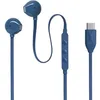 Image de Ecouteurs intra-auriculaires filaire JBL Tune 305C bleu