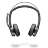 Image de Casque Sans Fil Poly Voyager Focus 2 - (StÃ©rÃ©o - Bluetooth - Adaptateur USB-C/A - Socle de charge) Noir