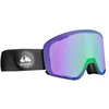 Image de Snowleader - Masque de ski - Moon Mixed Black Goggle Blue Snowleader - Noir
