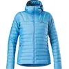 Image de Eider - Doudoune technique isolante et compressible Pertex® Quantum - W Buet Micro Down Hood Jkt Sail Blue pour Femme - Taille M - Bleu