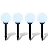 Image de Boule Solaire ExtÃ©rieure 15 Cm 4 PiÃ¨ces Luminaire DÃ©coration Helloshop26 2402039