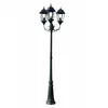 Image de Lampadaire ExtÃ©rieur Triple 230 Cm Vert Et Noir Luminaire DÃ©coration Helloshop26 2402089