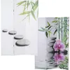 Image de Paravent 3 panneaux pans sÃ©parateur de piÃ¨ce 180x120cm motif orchidÃ©e 04_0004135