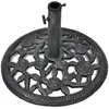 Image de Pied Socle Base De Parasol En Fonte 35/38/48 Mm 12 Kg 48 Cm Noir Helloshop26 2202094