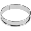 Image de Cercle Ã Tarte Inox Bord RoulÃ© Diam 8 Cm