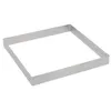 Image de CERCLE CARRE PERFORE INOX L 8 CM HT 2
