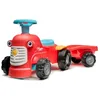 Image de Porteur Tracteur Maurice Avec Remorque Rouge - Rouge