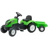 Image de Tracteur De Fermier Falk Country Avec Remorque - Vert