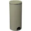 Image de Rossignol - Poubelle Ã  pÃ©dale 30l gris vert 90319