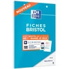 Image de Fiche Bristol 2.0 Perforée 30 fiches 14,8 x 21 cm A5