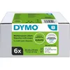 Image de Dymo 2093094 (6 stuks) - Noir sur blanc - Étiquette