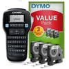 Image de DYMO LabelManager Kit de base avec étiqueteuse 160 Imprimante Portable avec 3 rouleaux de ruban pour étiquettes D1 Clavier AZERTY Idéal pour le bureau ou la maison