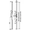 Image de CrÃ©mone pompier Ã  poignÃ©e rotative - aluminium - ST 740 VACHETTE