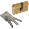Image de Vachette - Assa Abloy 7100 Cylindre Double Laiton 40x40 17158000 Avec 3 Clefs