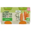 Image de Blédina I Récoltes Bio Dès 4/6 Mois - Petits Pots de Légumes - Carottes 2x130g