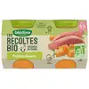 Image de Blédina Les Récoltes BIO Dès 4/6 mois - Pots de légumes - Patates douces 2x130g