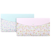 Image de Chemise pochette DL 12 x 22 cm Floral Pastel