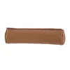 Image de Trousse ronde en cuir naturel caramel