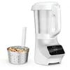 Image de Moulinex Soup & Plus LM926B00 - Mixeur/cuiseur - 2 litres - 1.1 kWatt - argent / blanc