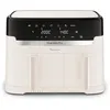 Image de Friteuse sans huile Airfryer Easy Fry Dual 8L EZ901AF0 MOULINEX Collection Ivoire, 2 tiroirs, 6 programmes
