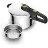 Image de Autocuiseur - TEFAL - Secure 5 Trendy - 6 litres - Acier inoxydable - Compatible induction