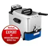 Image de Tefal Oleoclean Pro Inox & Design FR8040 Unique 3,5 L 2300 W Noir, Acier inoxydable
