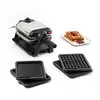 Image de Tefal WM755D 2 gauffre(s) 1200 W Noir et Acier inoxydable