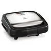 Image de Moulinex Sz192d Gaufrier Et Appareil Ã Croque-Monsieur 700 W Noir Et Acier Inoxydable