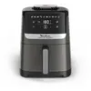 Image de Moulinex Easy Fry Silence EZ551HF0 friteuse Unique 5 L Autonome 1670 W Friteuse d'air chaud Noir, Charbon de bois, Gris