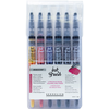 Image de Pinceau à réservoir d'encre aquarellable Ink Brush 6 couleurs irisées