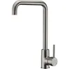 Image de ROUSSEAU Robinet mitigeur de cuisine Kiloo - Sans douchette - Gris inox