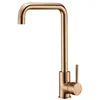 Image de ROUSSEAU Robinet mitigeur de cuisine Kiloo - Sans douchette - Or rose