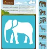 Image de Set de 6 pochoirs enfants - Animaux de la savane