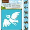Image de Set de 6 pochoirs enfants - Animaux familiers
