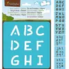 Image de Set de 6 pochoirs enfants - Alphabet
