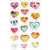 Image de Gommettes à volume - Coeurs x 17
