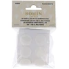 Image de Pastilles auto-agrippantes noires 20 mm 20 pcs Blanc
