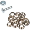 Image de  illets nickelés 11 mm et rondelles par 20 + kit de pose