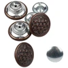 Image de Boutons automatiques bronze 17 mm par 4
