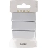 Image de Élastique tissé souple Blanc 18 mm x 0,8 m